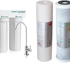 APEC Water Systems WFS-1000 3 Stage Under-Sink Water Filter System + Spare Pre-Filter Set 2