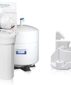 APEC Water Systems Top Tier Supreme Certified Alkaline Mineral pH+ High Flow & Leak Detector with Auto Shut Off Valve for Reverse Osmosis System and Undersink Water Filters