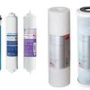 APEC Water ULTIMATE Series Replacement Filter Set for RO Systems + APEC Inline Carbon Filter 4