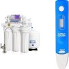 APEC Water Systems RO-90 Ultimate Series Top Tier Supreme Certified High Output 90 GPD Ultra Safe Reverse Osmosis Drinking Water Filter System, Chrome Faucet | ICEMAKER-KIT-38-14-RO-A Ice Maker Installation Kit 4