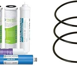 APEC Water Systems FILTER-MAX-ESPH Essence Series Complete Replacement Filter & Replacement ORing for ROES-50 3.5" OD Reverse Osmosis Water Filter Housings, O-Ring (3 pcs O-Ring-Set-B)