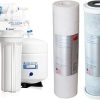 APEC Water ULTIMATE Series Replacement Filter Set for RO Systems + APEC Inline Carbon Filter 3