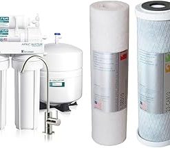APEC Water Systems ROES-50 Essence Series Top Tier 5-Stage WQA Certified Ultra Safe Reverse Osmosis & Ultimate Series US Made Stage 1, 2 & 3 Replacement Filter for Undersink System