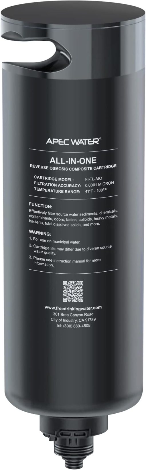 APEC WATER ROTL-AIO Replacement Filter Cartridge – 600 GPD Reverse Osmosis Filter, All in One, Removes 99% of impurities (FI-TL-AIO)