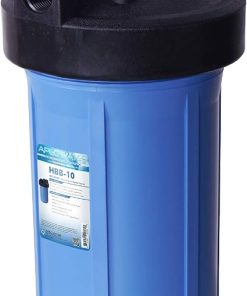 APEC Water Systems HBB-10 4.5" x 10" inch BB Whole Water Filter Housing 1 inch Inlet/Outlet