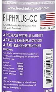 APEC Water Systems 10" High Purity PH+ Calcium Carbonate Alkaline Filters (1/4 Inch)