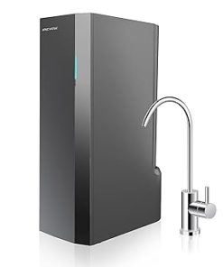 APEC Tankless RO Water Filter System ROTL-AIO – Four-in-One Premium Reverse Osmosis Water Filtration & ICEMAKER-KIT-38-14-RO-A Ice Maker Installation Kit, 3 Piece Set, White 2
