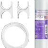 APEC Water Systems PHPLUSKIT-38 10″ US MADE Alkaline High Purity pH+ Calcium Carbonate Inline Filter Kit with 3/8″D Tubing Quick Connect 4