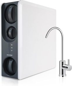 APEC 3-Stage Tankless RO Water Filter System ROTL-600 with Designer Drinking Water Faucet Bundle 2