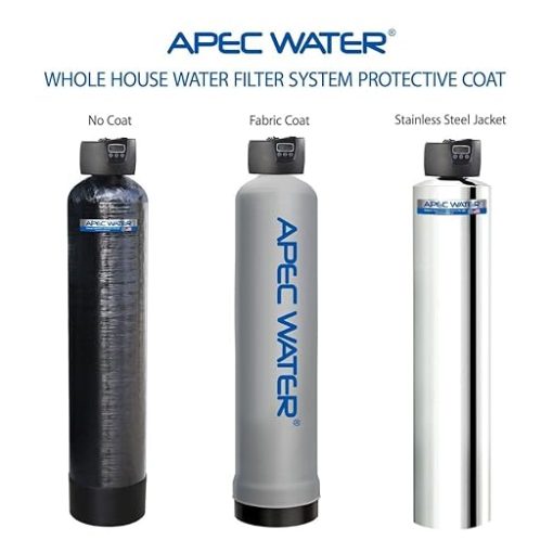APEC Water Systems WTS-MAX-15-FG Flagship Whole House Water Filter System with Electronic Control Valve, Removes Chlorine, Chloramine, Hydrogen Sulfide and More, Up to 1,000K Gallon - Image 2