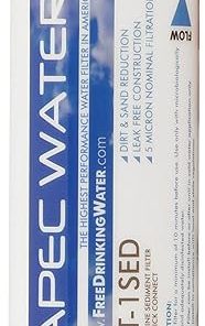 APEC Water Systems Ultimate US Made Stage 1, 10″, High Capacity Sediment Replacement Filter with 1/4″ Quick – Connector (CT-1SED) 2