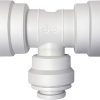John Guest Union Tee 3/8″ Tube OD Polypropylene White (PP0212W) 3