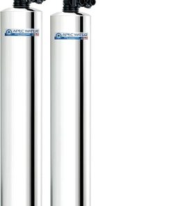 APEC Water Systems WH-SOLUTION-15 Whole House Water Filter & Salt Free Water Softener Systems for 3-6 Bathrooms
