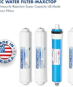 APEC Water Systems Filter-MAXCTOP US Made 90 GPD Complete Replacement Filter Set for Ultimate Series Countertop Reverse Osmosis Water Filter System 2