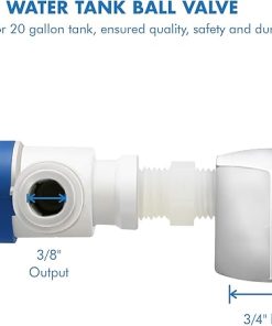 APEC Water Systems Tank Ball Valve (3/4″ NPTF, 3/8″ Output) 2