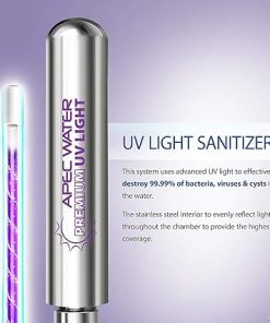 APEC Intense Stainless Steel Ultra-Violet Sterilizer Water Filtration Kit UG-UVSET-1-4-SS 2