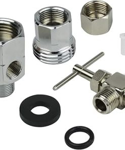 APEC Water Systems Feed Water Adapter 1/2" & 3/8" for Undersink System (SADDLE-FEED-1238)