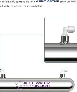 APEC WATER UVBULB-SSV2 Replacement UV Ultra Violet Light Bulb for ROES-UV75-SS Reverse Osmosis Water Filter System 2