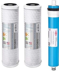 APEC FILTER-MAX90 US Made 90 GPD Complete Replacement Filter Set For ULTIMATE Series Reverse Osmosis Water Filter System (For Standard 1/4" Output System)