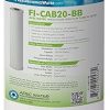 APEC Water Systems FI-CAB20-BB APEC 20" Whole House High Flow GAC Carbon Filter 4.5"X 20" (100,000 gallons), White