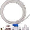 APEC Water Systems ICEMAKER-KIT-RO-1-4 Ice Maker Kit for Reverse Osmosis Systems, Refrigerator & Water Filters