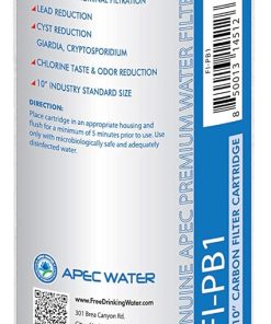 APEC Water Systems CT-1000 Countertop Drinking Water Filter System Replacement Filter (FI-PB1)