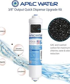 APEC Water Systems 3/8″ Output Quicker Dispense Upgrade Kit for Under Sink Reverse Osmosis Water Filter System 2