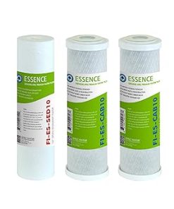 APEC Water Systems FILTER-SET-ES High Capacity Replacement Pre-Filter Set For Essence Series Reverse Osmosis Water Filter System Stage 1-3 & APEC MEM-ES-50 50 GPD Membrane Replacement Filter 2