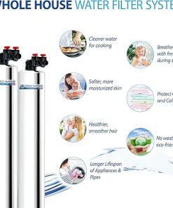 APEC Water Systems WH-SOLUTION-15 Whole House Water Filter & Salt Free Water Softener Systems for 3-6 Bathrooms 2