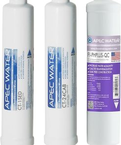APEC ULTIMATE Series US Made Stage 1, 2 &4 Replacement Filter For Countertop Alkaline System(FILTER-SET-CTOP-PH)