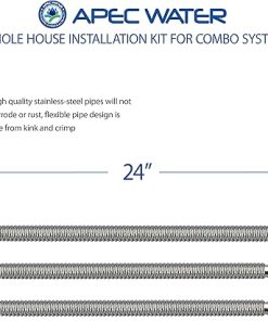 APEC Water Systems Whole House System Dual Tank Installation Kit for Water Filter and Water Softener Combo System (WH-COMBOKIT) 2