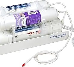 APEC Water Systems RO-CTOP-PH Alkaline Mineral Portable Countertop Reverse Osmosis Water Filter System PH+, Installation-Free, fits Most Standard Faucet