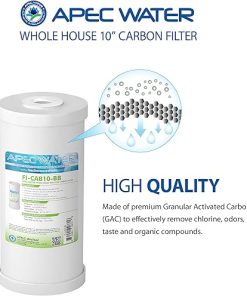 APEC Water Systems 10″ Whole House High Flow GAC Carbon Replacement Water Filter (FI-CAB10-BB) 2