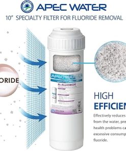 APEC Water Systems FI-FLUORIDE 2.5″x10″ Fluoride Reduction Specialty Water Filter 2