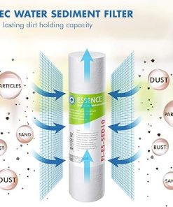 APEC Water Systems FILTER-SET-ES High Capacity Replacement Pre-Filter Set For Essence Series Reverse Osmosis Water Filter System Stage 1-3 2