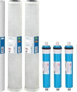 APEC Water Systems FILTER-MAX-LITE240 Commercial Grade US Made 240 GPD Complete Replacement Filter Set for Light Commercial Reverse Osmosis Water Filter System