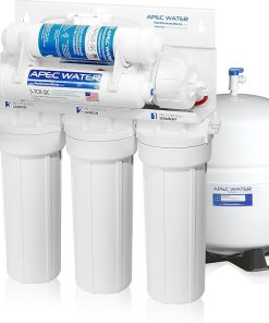 APEC Water Systems Top Tier Supreme Certified Alkaline Mineral pH+ High Flow & Leak Detector with Auto Shut Off Valve for Reverse Osmosis System and Undersink Water Filters 2