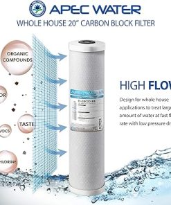 APEC Water Systems 20″ Whole House High Flow Carbon Block Replacement Water Filter (FI-CBC20-BB) 2